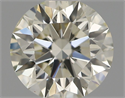 Natural Diamond 0.62 Carats, Round with Excellent Cut, J Color, SI1 Clarity and Certified by IGI