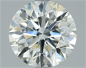 Natural Diamond 2.01 Carats, Round with Excellent Cut, I Color, SI2 Clarity and Certified by GIA