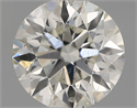 Natural Diamond 0.51 Carats, Round with Excellent Cut, H Color, SI1 Clarity and Certified by IGI