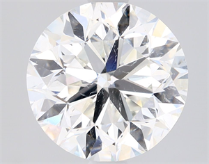 Picture of Natural Diamond 2.01 Carats, Round with Very Good Cut, H Color, I1 Clarity and Certified by GIA