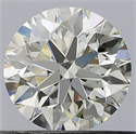 Natural Diamond 0.53 Carats, Round with Excellent Cut, J Color, VS1 Clarity and Certified by GIA