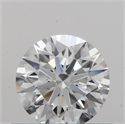 Natural Diamond 0.43 Carats, Round with Excellent Cut, E Color, SI1 Clarity and Certified by GIA