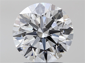 Picture of Natural Diamond 2.06 Carats, Round with Excellent Cut, E Color, VS2 Clarity and Certified by GIA