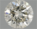 Natural Diamond 0.46 Carats, Round with Excellent Cut, I Color, SI1 Clarity and Certified by IGI