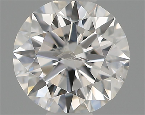 Picture of Natural Diamond 0.40 Carats, Round with Excellent Cut, F Color, I1 Clarity and Certified by IGI