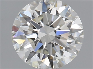 Picture of Natural Diamond 0.45 Carats, Round with Excellent Cut, I Color, VS2 Clarity and Certified by GIA