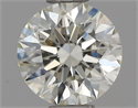 Natural Diamond 0.55 Carats, Round with Excellent Cut, I Color, VS1 Clarity and Certified by IGI