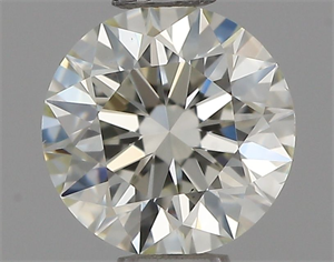 Picture of Natural Diamond 0.55 Carats, Round with Excellent Cut, I Color, VS1 Clarity and Certified by IGI