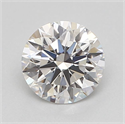 Natural Diamond 0.43 Carats, Round with Excellent Cut, F Color, VS1 Clarity and Certified by GIA