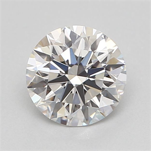 Picture of Natural Diamond 0.43 Carats, Round with Excellent Cut, F Color, VS1 Clarity and Certified by GIA