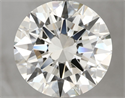 Natural Diamond 5.01 Carats, Round with Excellent Cut, K Color, VVS1 Clarity and Certified by GIA