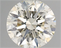 Natural Diamond 0.42 Carats, Round with Excellent Cut, I Color, VS1 Clarity and Certified by IGI