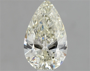 Picture of Natural Diamond 1.00 Carats, Pear with  Cut, K Color, SI1 Clarity and Certified by IGI