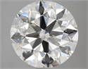 Natural Diamond 2.02 Carats, Round with Excellent Cut, I Color, SI2 Clarity and Certified by GIA