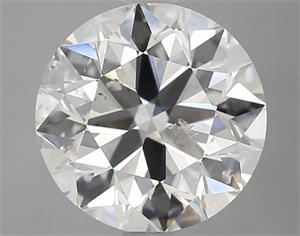 Picture of Natural Diamond 2.02 Carats, Round with Excellent Cut, I Color, SI2 Clarity and Certified by GIA