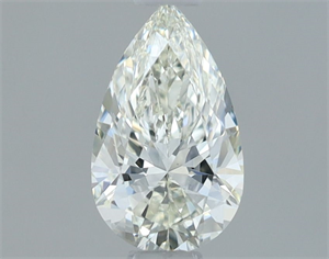 Picture of Natural Diamond 0.52 Carats, Pear with  Cut, H Color, VS1 Clarity and Certified by IGI