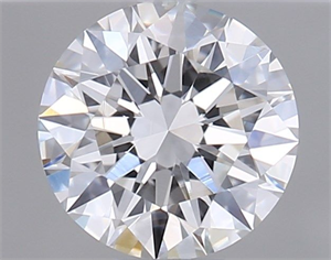 Picture of Natural Diamond 0.40 Carats, Round with Excellent Cut, F Color, VS2 Clarity and Certified by GIA