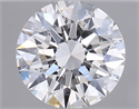 Natural Diamond 0.40 Carats, Round with Excellent Cut, F Color, VS2 Clarity and Certified by GIA