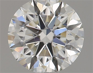 Picture of Natural Diamond 0.45 Carats, Round with Excellent Cut, I Color, SI2 Clarity and Certified by GIA