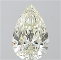 Natural Diamond 5.15 Carats, Pear with  Cut, J Color, SI1 Clarity and Certified by IGI