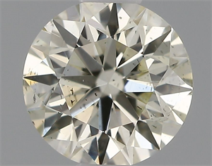 Picture of Natural Diamond 0.50 Carats, Round with Excellent Cut, J Color, SI1 Clarity and Certified by IGI