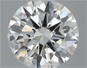 Natural Diamond 0.40 Carats, Round with Excellent Cut, H Color, VS2 Clarity and Certified by GIA