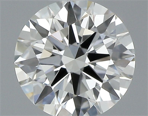 Picture of Natural Diamond 0.51 Carats, Round with Excellent Cut, J Color, IF Clarity and Certified by GIA