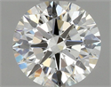 Natural Diamond 0.43 Carats, Round with Excellent Cut, I Color, SI1 Clarity and Certified by GIA