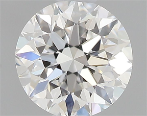 Picture of Natural Diamond 0.40 Carats, Round with Very Good Cut, F Color, VVS2 Clarity and Certified by GIA