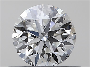 Picture of Natural Diamond 0.40 Carats, Round with Good Cut, G Color, VVS1 Clarity and Certified by GIA