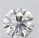 Natural Diamond 0.50 Carats, Round with Very Good Cut, H Color, SI2 Clarity and Certified by GIA