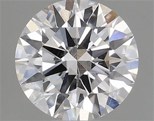 Picture of Natural Diamond 0.40 Carats, Round with Excellent Cut, F Color, VS1 Clarity and Certified by GIA