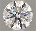 Natural Diamond 0.40 Carats, Round with Excellent Cut, G Color, VVS2 Clarity and Certified by GIA