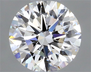 Picture of Natural Diamond 0.40 Carats, Round with Excellent Cut, H Color, VVS1 Clarity and Certified by GIA