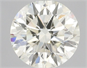 Natural Diamond 0.50 Carats, Round with Excellent Cut, J Color, SI2 Clarity and Certified by GIA