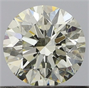 Natural Diamond 0.52 Carats, Round with Excellent Cut, K Color, VVS1 Clarity and Certified by GIA