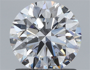 Picture of Natural Diamond 1.30 Carats, Round with Excellent Cut, D Color, VVS1 Clarity and Certified by GIA