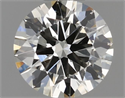 Natural Diamond 0.42 Carats, Round with Excellent Cut, I Color, VS1 Clarity and Certified by IGI