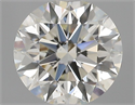 Natural Diamond 0.52 Carats, Round with Excellent Cut, J Color, VS2 Clarity and Certified by GIA