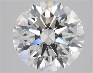 Picture of Natural Diamond 2.66 Carats, Round with Excellent Cut, E Color, VS1 Clarity and Certified by GIA