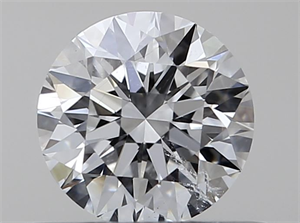 Picture of Natural Diamond 0.41 Carats, Round with Excellent Cut, F Color, SI2 Clarity and Certified by GIA