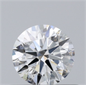 Natural Diamond 0.40 Carats, Round with Excellent Cut, F Color, SI2 Clarity and Certified by GIA