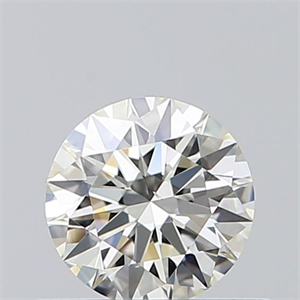 Picture of Natural Diamond 0.40 Carats, Round with Excellent Cut, J Color, VS2 Clarity and Certified by GIA