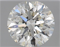 Natural Diamond 0.40 Carats, Round with Excellent Cut, J Color, SI1 Clarity and Certified by GIA