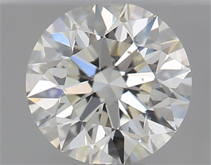 Picture of Natural Diamond 0.40 Carats, Round with Excellent Cut, J Color, SI1 Clarity and Certified by GIA