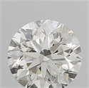 Natural Diamond 0.50 Carats, Round with Very Good Cut, K Color, VS2 Clarity and Certified by GIA