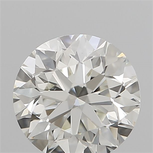 Picture of Natural Diamond 0.50 Carats, Round with Very Good Cut, K Color, VS2 Clarity and Certified by GIA