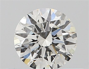 Picture of Natural Diamond 0.40 Carats, Round with Excellent Cut, H Color, VS1 Clarity and Certified by GIA