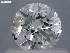 Picture of Natural Diamond 0.48 Carats, Round with Very Good Cut, G Color, I1 Clarity and Certified by IGI