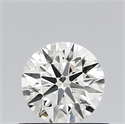 Natural Diamond 0.58 Carats, Round with Excellent Cut, I Color, VS1 Clarity and Certified by IGI